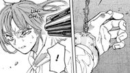Lu being handcuffed and at gunpoint (Image Source: VIZ)